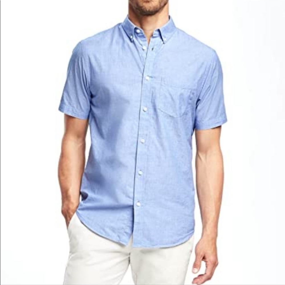 Old Navy Slim Fit Short Sleeve Button Up